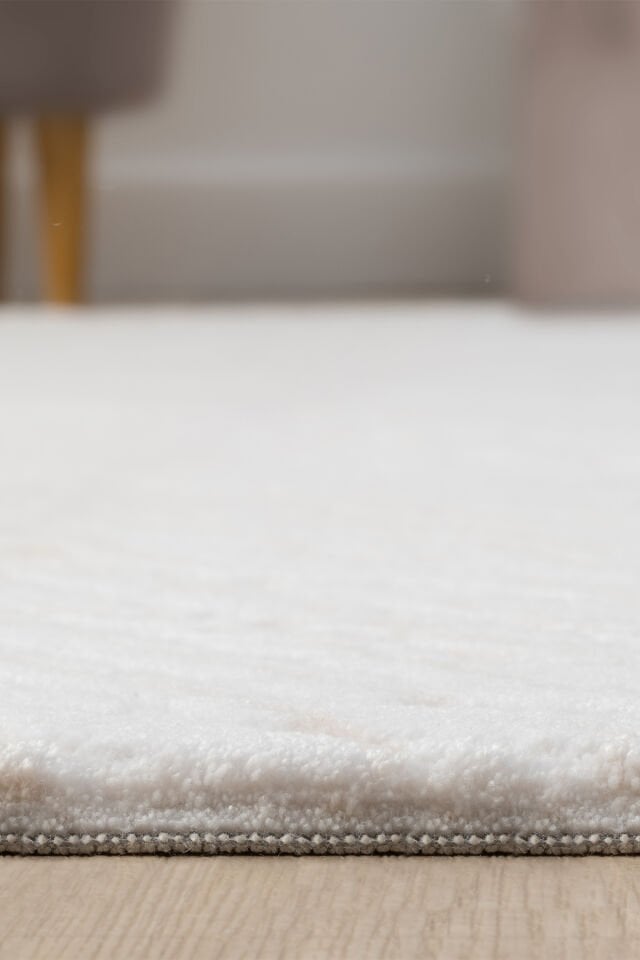 Seyran Halı Lima 0555 Bej Akrilik Pamuk Taban Modern Saçaklı Halı