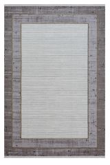 Seyran Halı Ahlat 7053 Gold Akrilik Çerçeveli Dokuma Taban Saçaklı Modern Şık Halı