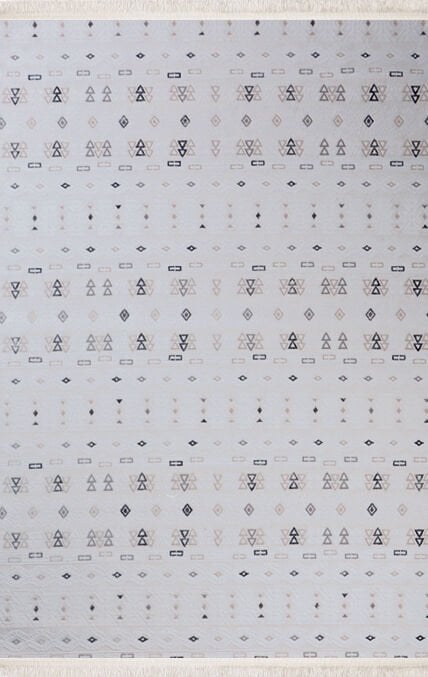 Nexus Halı Egzotik 4855A Antrasit Triko Akrilik Modern Şık Yumuşak Dokulu Oturma Odası Halısı