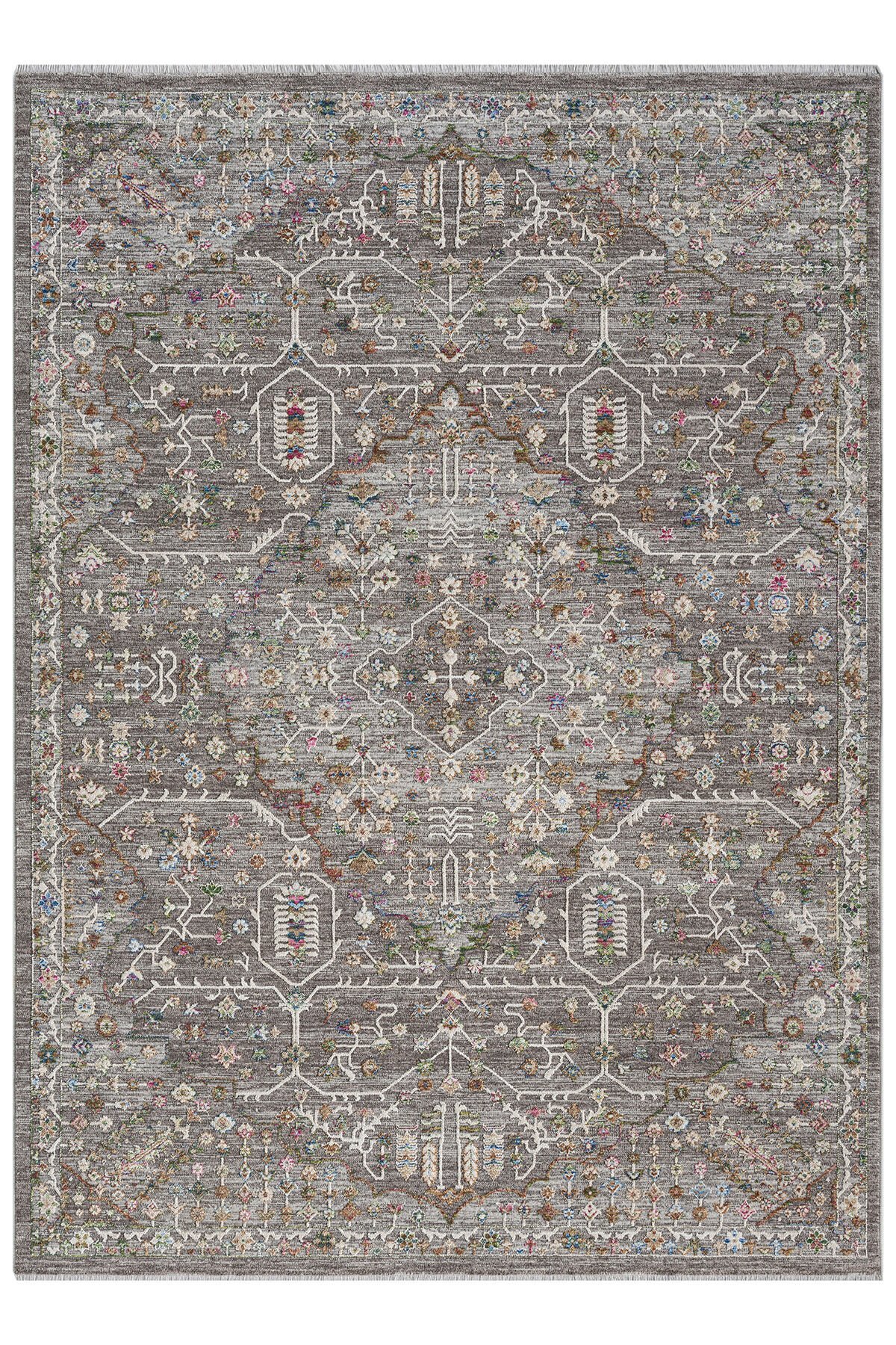 Seyran Halı Monde Multi 803 Etnik Desen Dokuma Taban Polyester Klasik Şık Halı