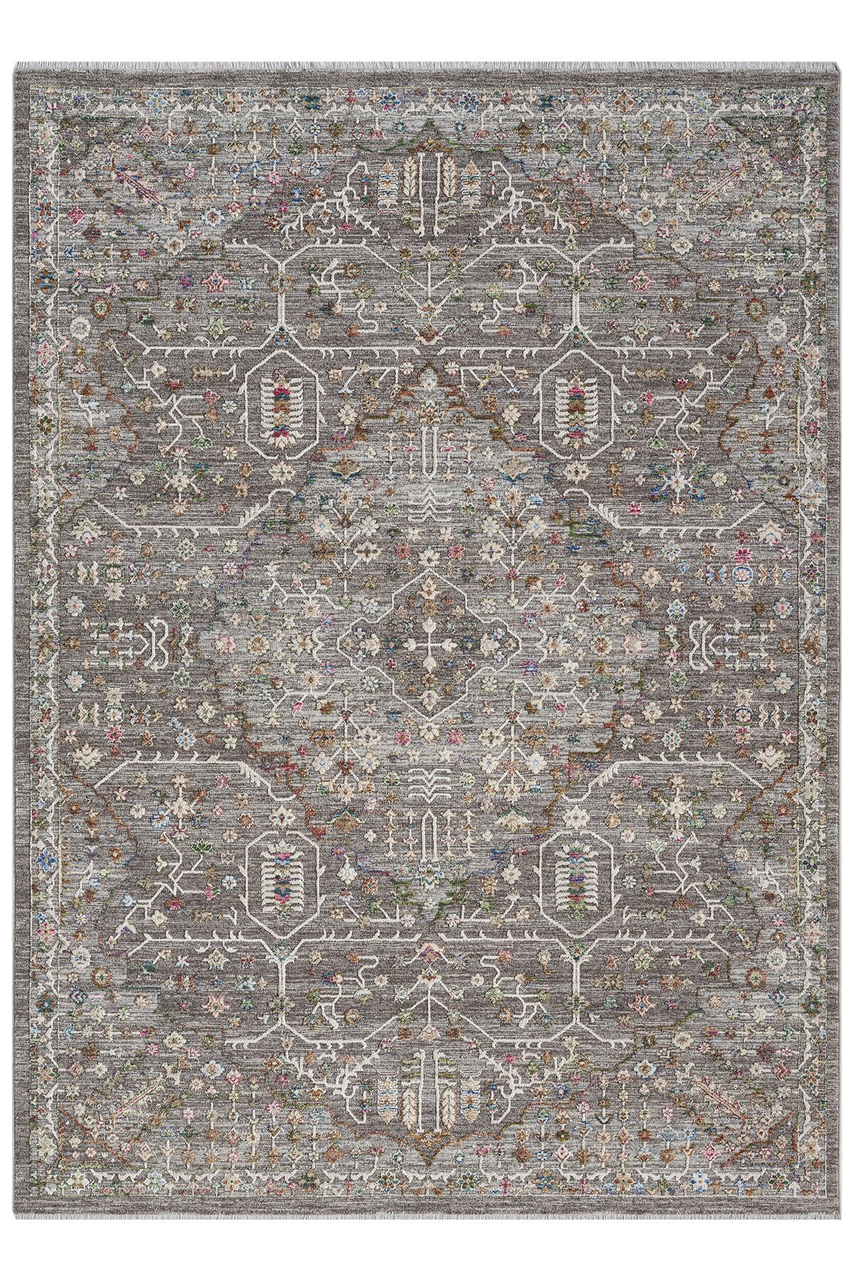 Seyran Halı Monde Multi 803 Etnik Desen Dokuma Taban Polyester Klasik Şık Halı