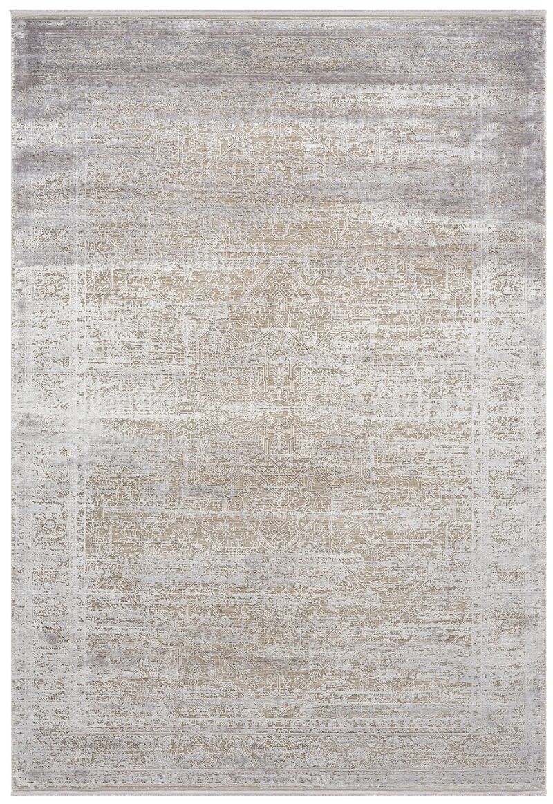 Elexus Halı Diamond 3848 Akrilik Viskon Pamuk Taban Eskitme Desenli Şık Halı