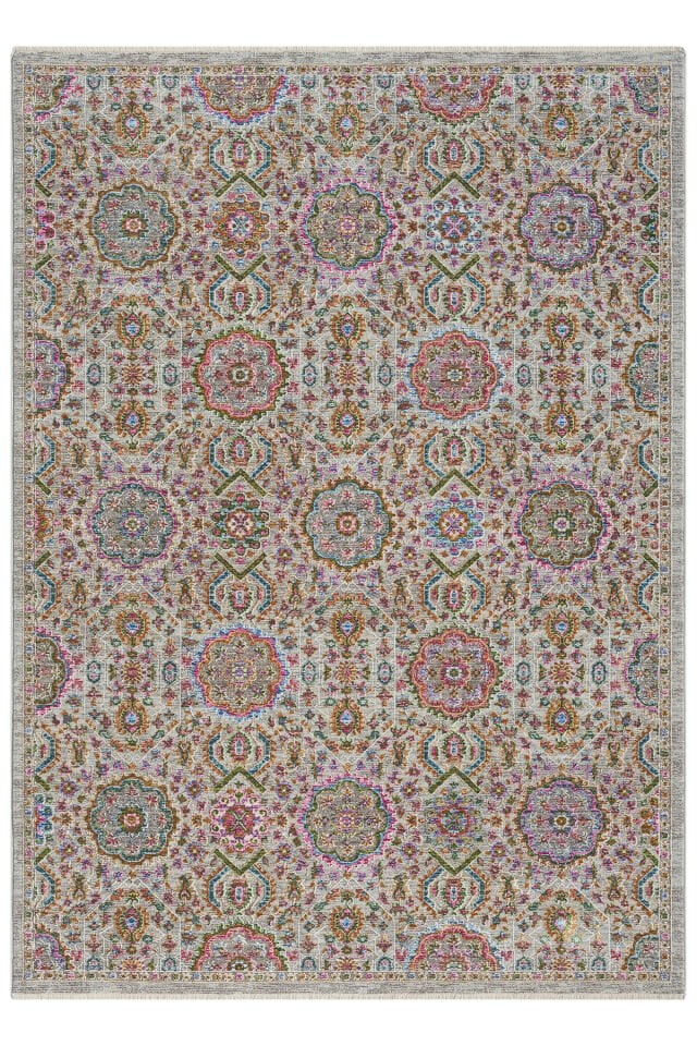 Seyran Halı Monde Multi 802 Etnik Desen Dokuma Taban Polyester Klasik Şık Halı
