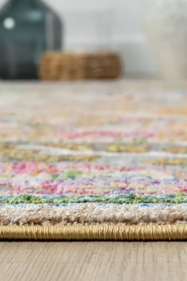 Seyran Halı Monde Multi 800 Etnik Desen Dokuma Taban Polyester Klasik Şık Halı