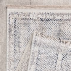 Angora Halı Casandra A027B Krem Mavi