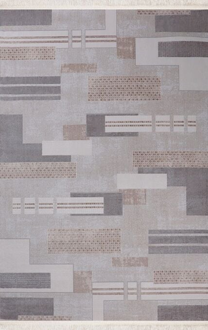 Nexus Halı Egzotik 5184A Vizon Triko Akrilik Modern Şık Yumuşak Dokulu Oturma Odası Halısı