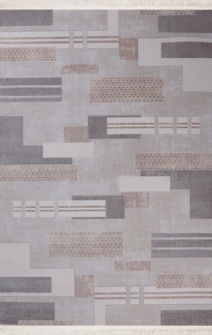 Nexus Halı Egzotik 5184A Vizon Triko Akrilik Modern Şık Yumuşak Dokulu Oturma Odası Halısı