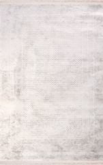 Nexus Halı Nalia 4048 Krem Akrilik Saçaklı Çerçeveli Klasik Halı