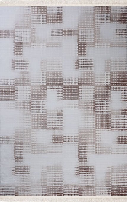 Nexus Halı Karat 8176A Vizon Modern Yumuşak Dokulu Oturma Odası Halısı