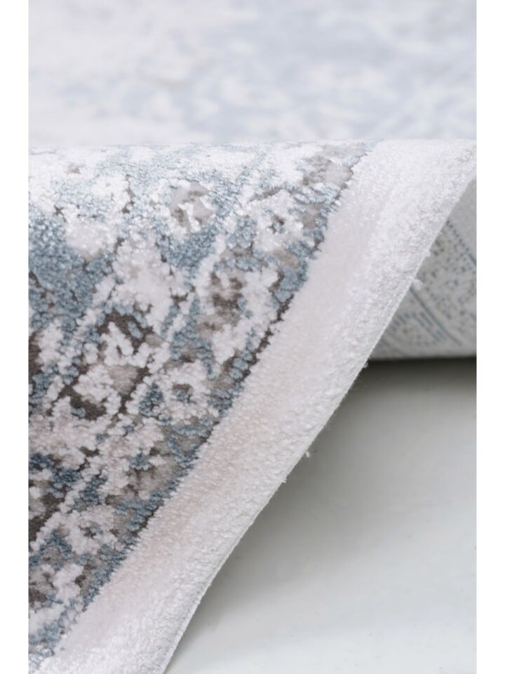 Atlas Halı Motto TT00B Gri Mavi Klasik Dokuma Taban Halı