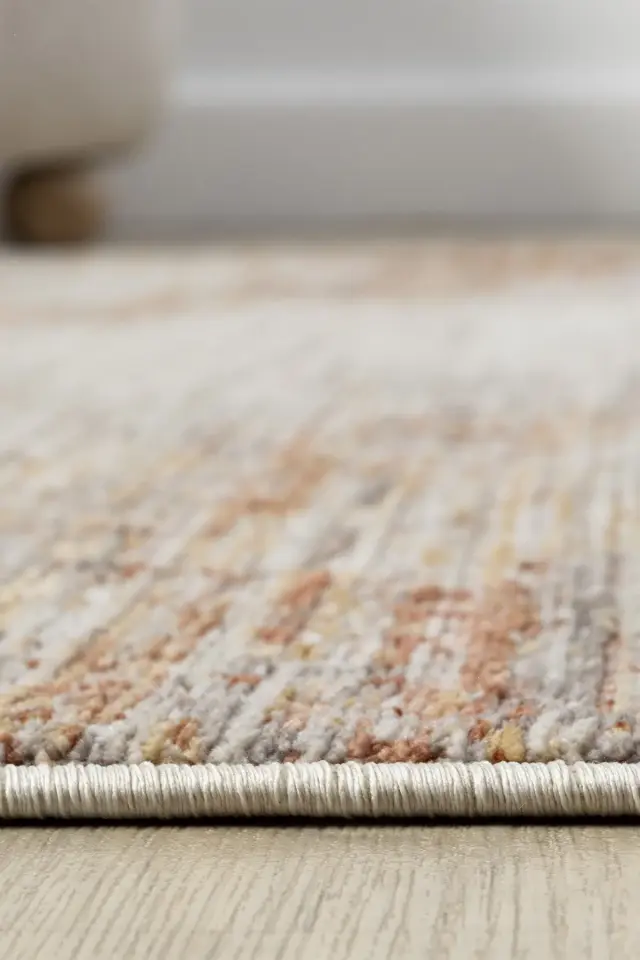 Seyran Halı Peru 10206 Terra Polyester Modern Yumuşak Doku Yüksek Kaliteli Halı