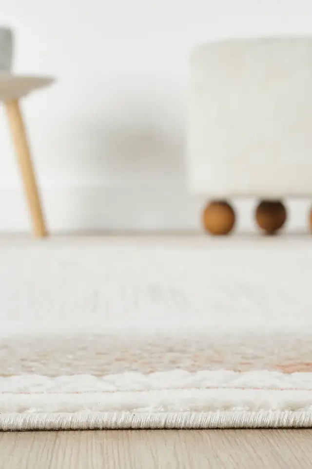 Seyran Halı Asya 525 Terra Akrilik Çerçeveli Dokuma Taban Saçaklı Klasik Şık Halı