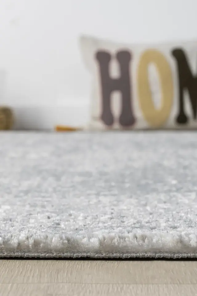 Seyran Halı Evita 6001 Gri Akrilik Yumuşak Doku Yüksek Kalite Modern Şık Halı