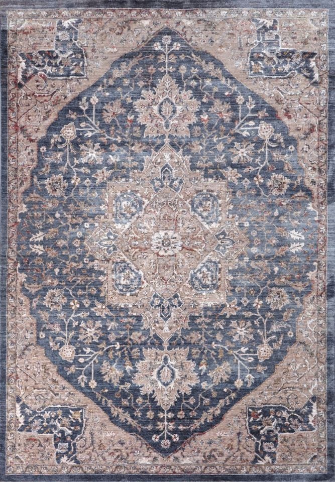 Nexus Halı Melides 72406 Vintage Multi Polyester Modern Saçak Klasik Halı