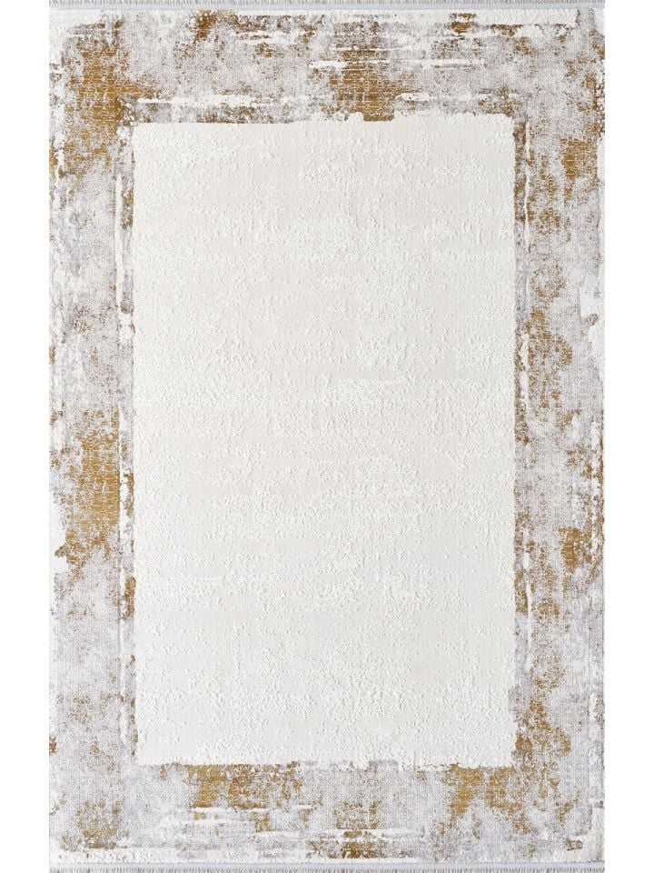 Pierre Cardin Halı Voila ZQ05B Gri Gold Modern ve Geleneksel Desenli Yüksek Kaliteli Halı