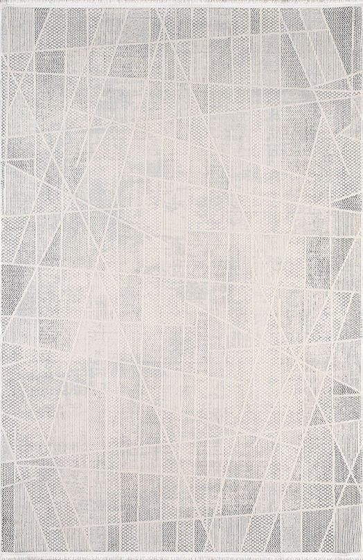 Atlas Halı Joli GJ05A Gri Hav Toz Vermeyen Etnik Desenlere Sahip Modern Halı