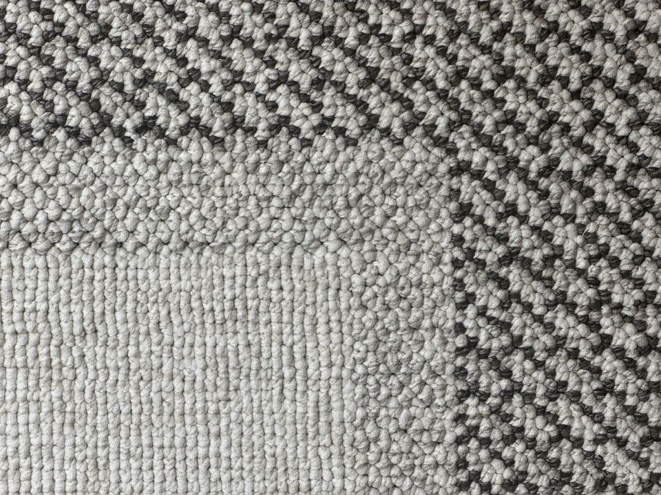 Sanat Halı Lora Plus Serisi 3748 Siyah Yumuşak Dokulu İskandinav Hav Toz Vermeyen Halı