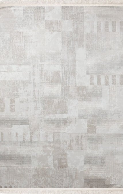 Nexus Halı Luna 8571B Bej Modern Yumuşak Dokulu Şık Oturma Odası Halısı