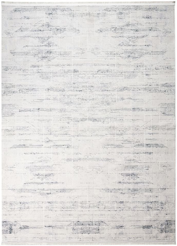 Louis Casa Efes 3093A Gri Modern Saçaklı Yumuşak Dokulu Halı
