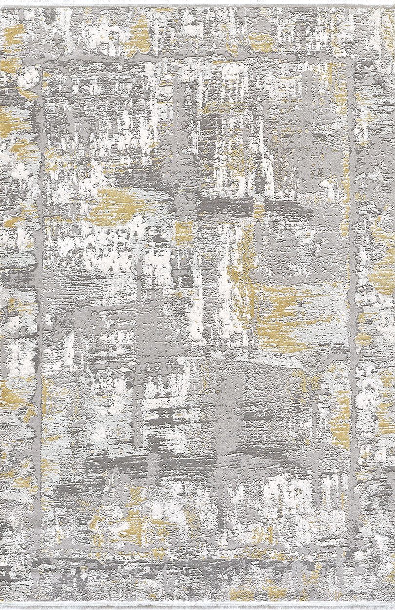 Atlas Halı Motto TT04A Gri Sarı Klasik Dokuma Taban Halı