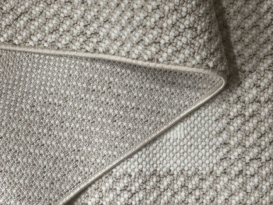 Sanat Halı Lora Plus Serisi 3749 Bej Yumuşak Dokulu İskandinav Hav Toz Vermeyen Halı