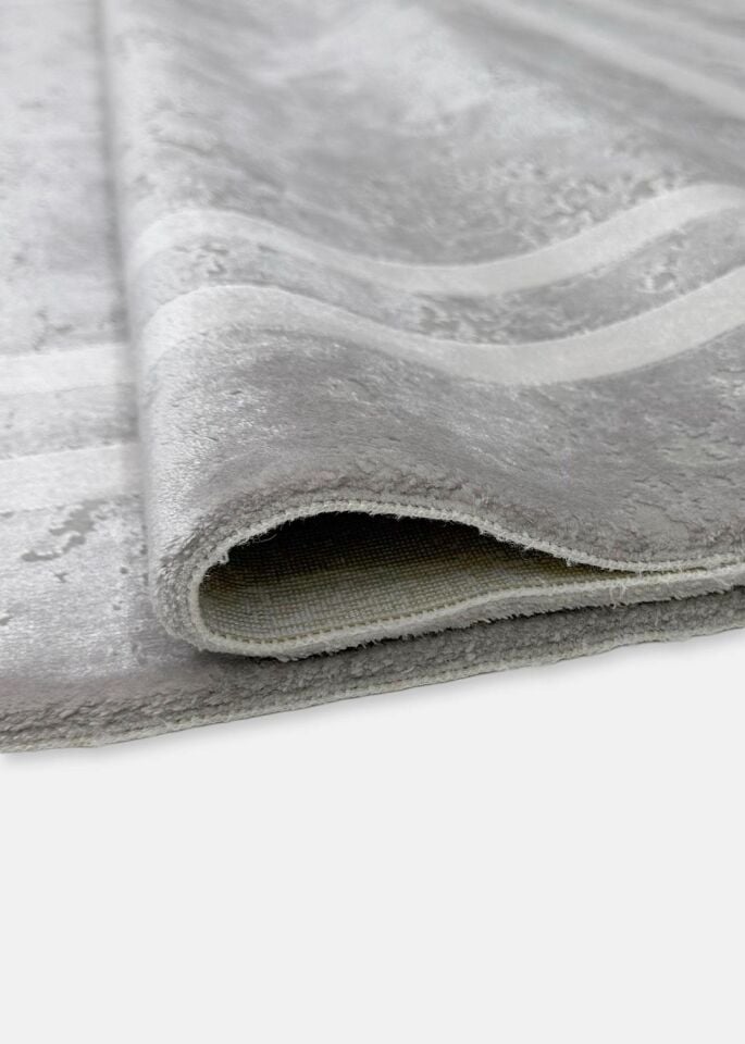 Pierre Cardin Halı Monet MT18B Gri Modern Desenli Şık Makine Dokuması Halı