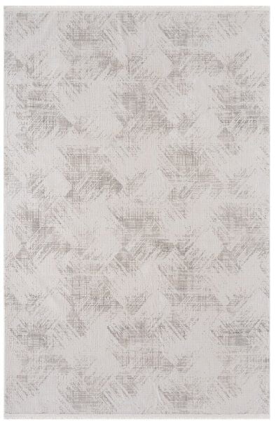 Luxess Halı Aura 415 Gri Polyester Modern Şık Yumuşak Dokulu Yolluk