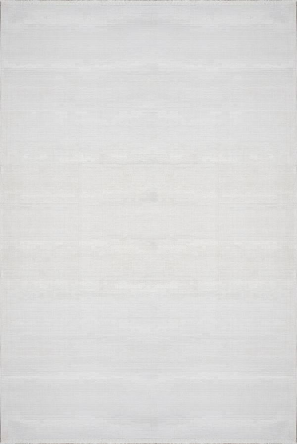 Sanat Halı Gravita 3872 Beyaz Akrilik Polyester Yüksek Kalite Dokuma Taban Modern Şık Halı