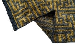 Dolce Vita Teos 501 Antrasit Altın Kilim