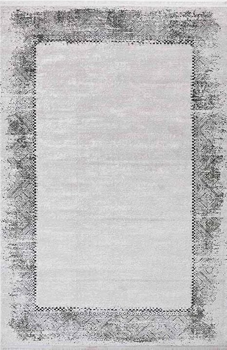 Gümüşsuyu Halı Black & Brown 15463 Su Yeşili Doğal İplik Çerçeveli Dokuma Taban Halı