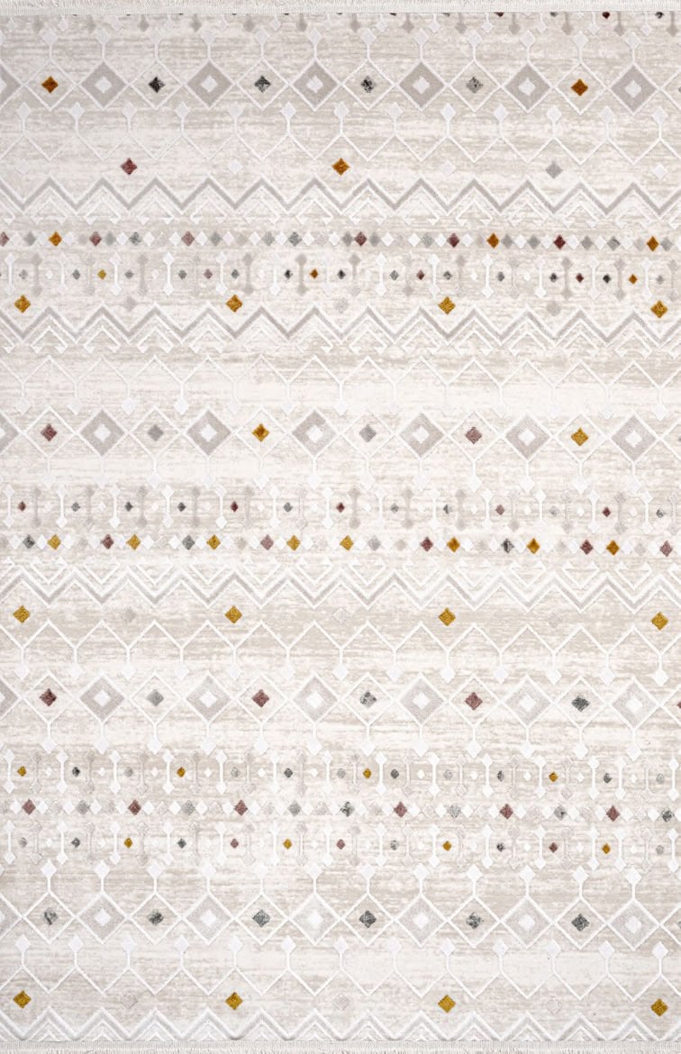 Luxess Halı Dekor 1056 Multi Akrilik Yüksek Kaliteli Modern Halı