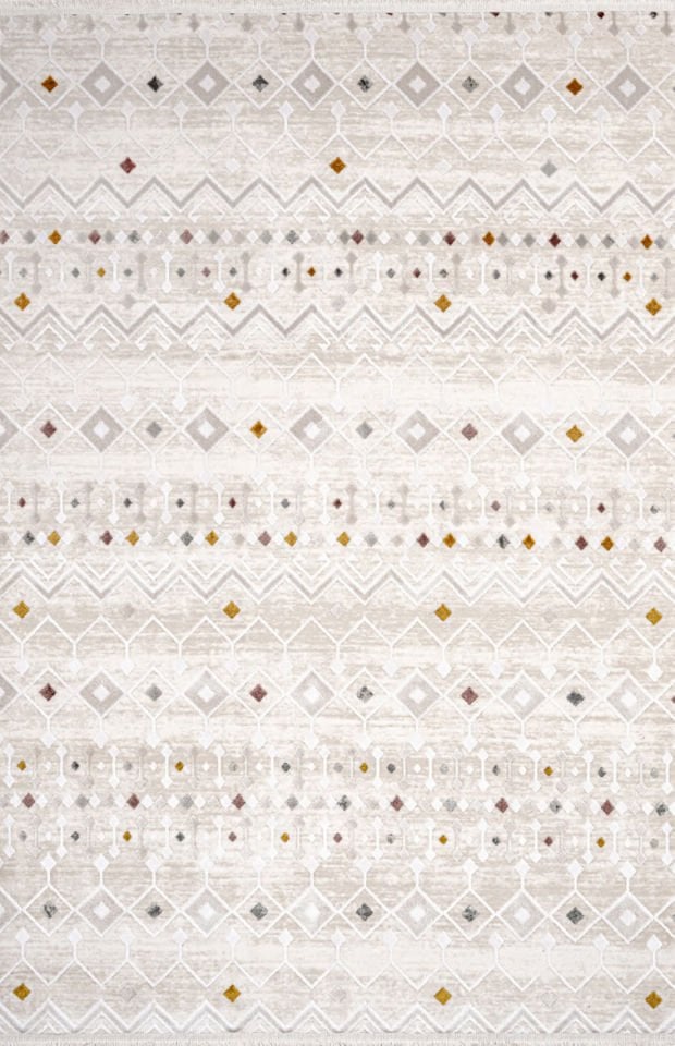 Luxess Halı Dekor 1056 Multi Akrilik Yüksek Kaliteli Modern Halı