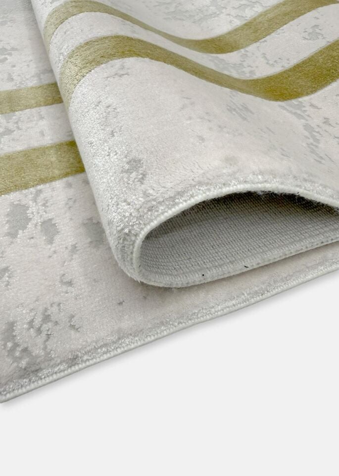 Pierre Cardin Halı Monet MT18C Sarı Modern Desenli Şık Makine Dokuması Halı