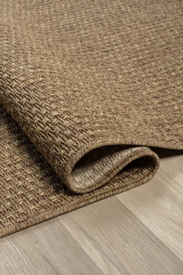 Seyran Halı Bombay 666 Kahve Kolay Temizlenen Hav Toz Vermez Hasır Dokulu Sisal Halı