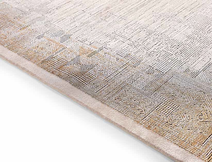 Gümüşsuyu Halı Black & Brown 15468 Bakır Doğal İplik Çerçeveli Dokuma Taban Halı