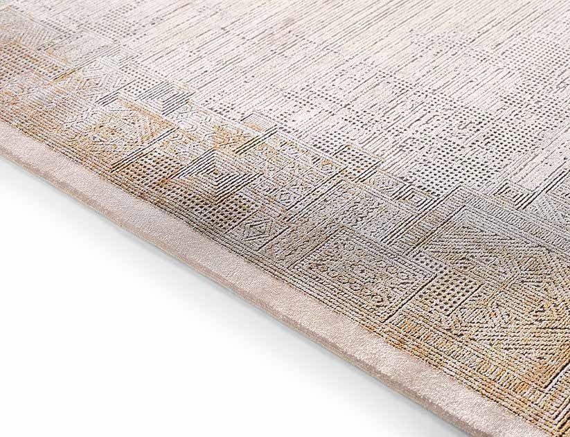 Gümüşsuyu Halı Black & Brown 15468 Bakır Doğal İplik Çerçeveli Dokuma Taban Halı