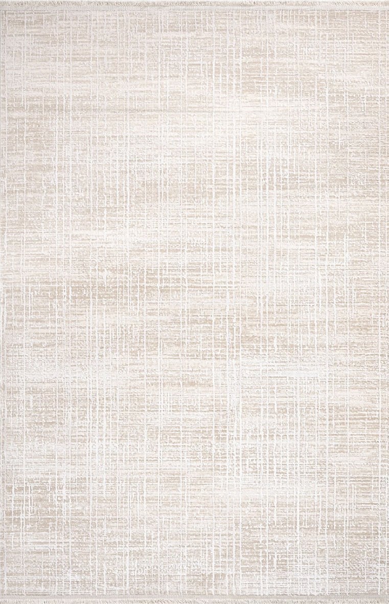 Luxess Halı Dekor 1057 Bej Akrilik Yüksek Kaliteli Modern Halı