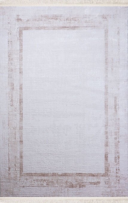 Nexus Halı Rönesans 7392A Bej Triko Akrilik Çerçeveli Modern Şık Yüksek Kaliteli Oturma Odası ve Salon Halısı