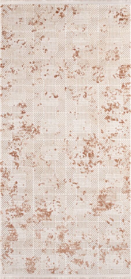 Artemis Halı Rosa 01104A Bej Terra Akrilik Modern Oturma Odası ve Salon Halısı