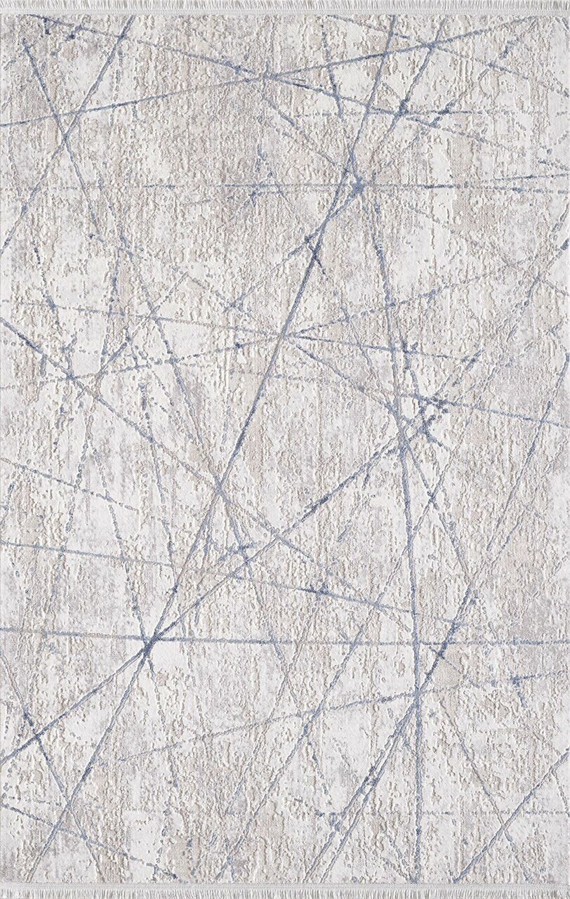 Artemis Halı Romantik 2429B Gri Mavi Akrilik Modern Halı