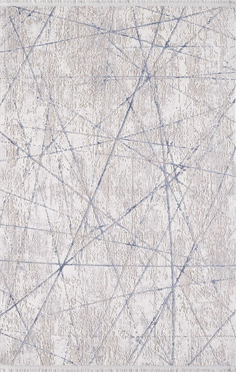 Artemis Halı Romantik 2429B Gri Mavi Akrilik Modern Halı