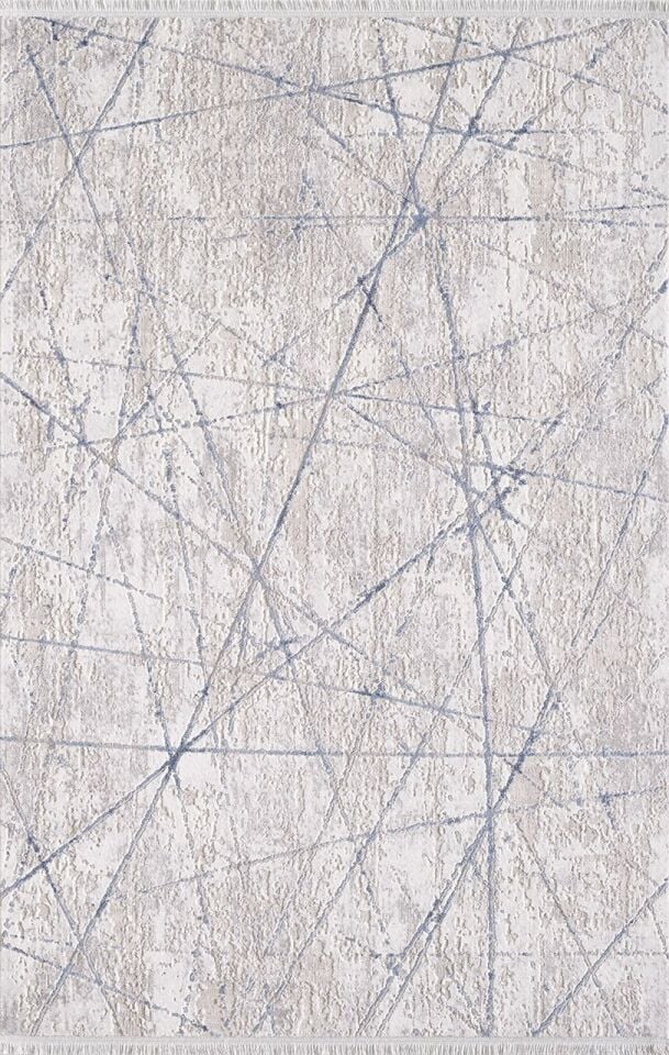 Artemis Halı Romantik 2429B Gri Mavi Akrilik Modern Halı
