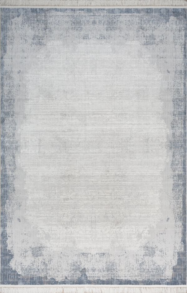 Sanat Halı Gravita 3875 Gri Akrilik Polyester Yüksek Kalite Dokuma Taban Modern Şık Halı