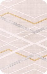 Nexus Halı Olympia 4051 Gri Akrilik Saçaklı Klasik Halı