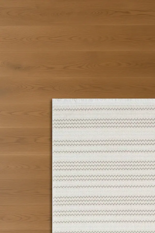 Atlas Halı Veranda RU01A Krem Bej Yumuşak Dokulu Makine Dokuması Üst Kalite Halı