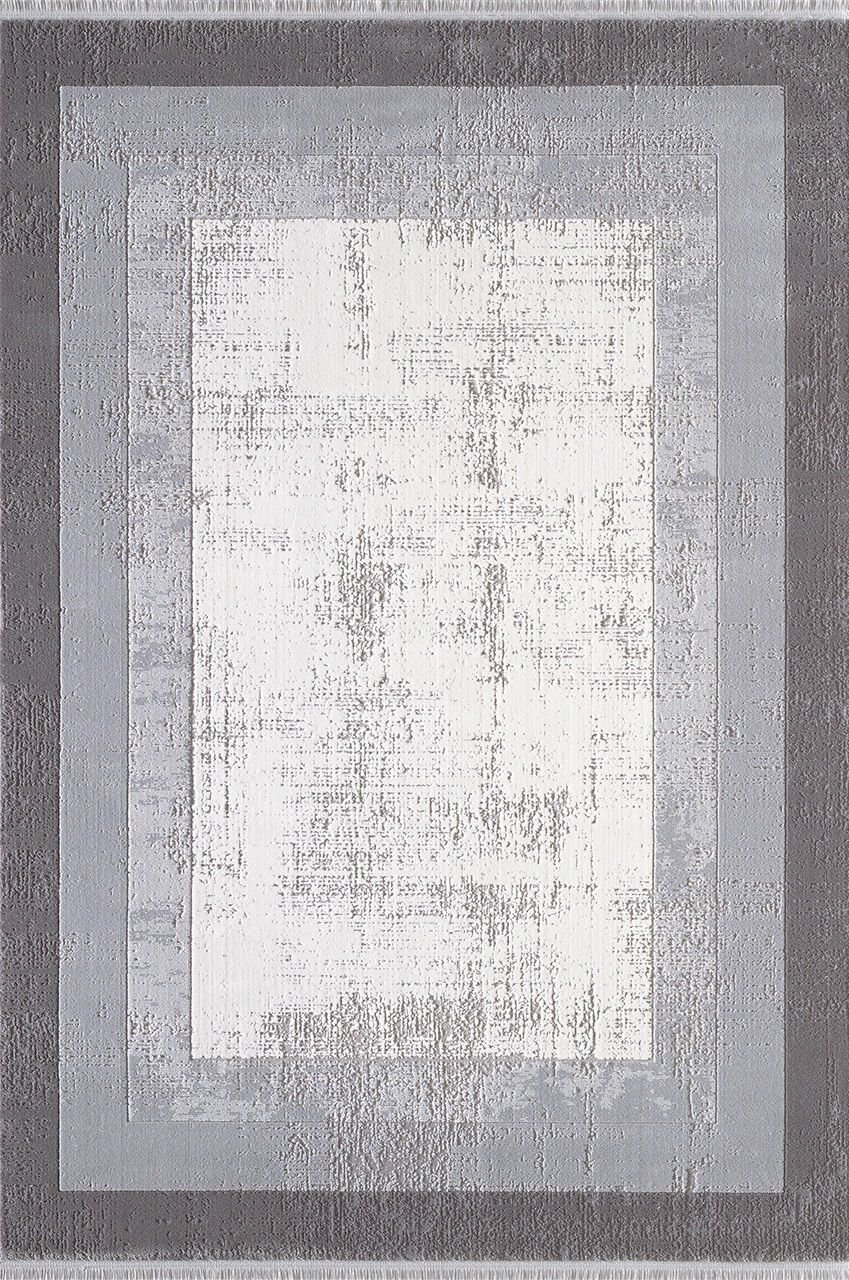 Artemis Halı Murano 1359A Gri Akrilik Çerçeveli Yumuşak Dokulu Oturma Odası Halısı