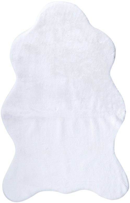 eHalıcım Pisa P15314 Beyaz Yumuşak Tüylü Post