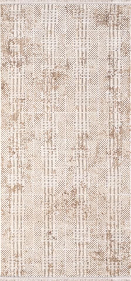 Artemis Halı Rosa 01104F Bej Vizon Akrilik Modern Oturma Odası ve Salon Halısı