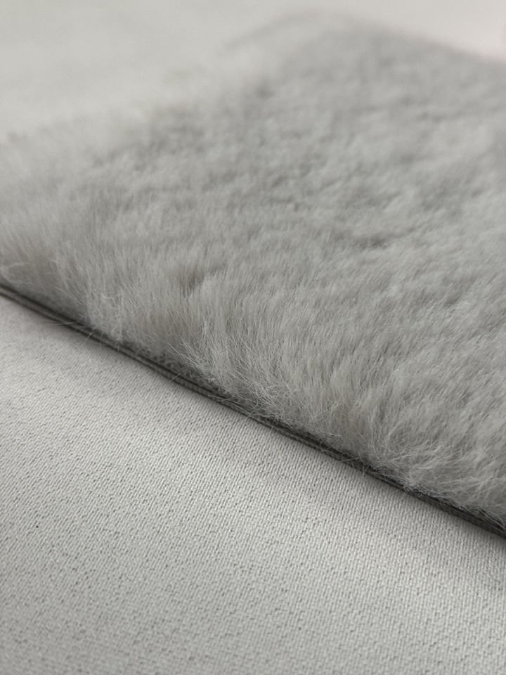 eHalıcım Pisa P15314 Gri Yumuşak Tüylü Post