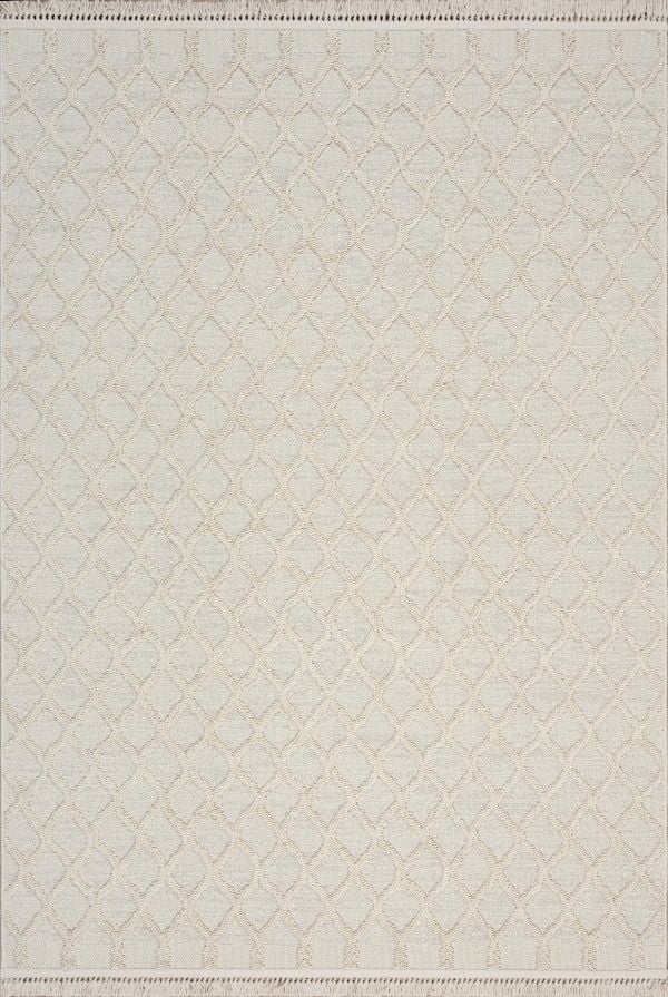 Sanat Halı Rio 3911 Bej Polyester Yüksek Kalite Dokuma Taban Halı